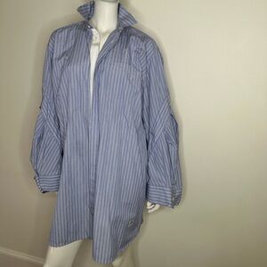 sacai Thomas Mason Cotton Poplin Dress SZ 4 US XL